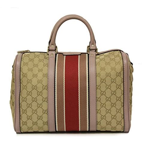 247205 gucci|247205 Boston Bag Canvas .